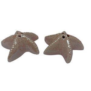 Pink Starfish Salt & Pepper Shaker Set of 2
